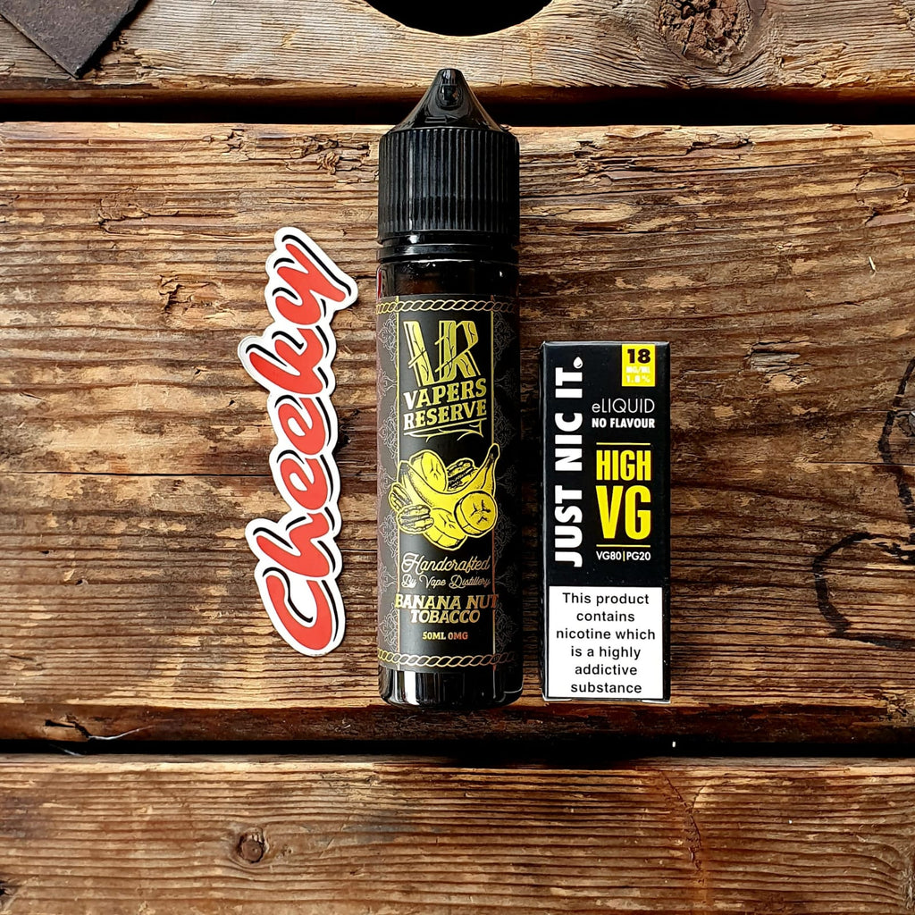 vape mit band Banana Nut by Vapers Reserve – Cheeky Vape Co