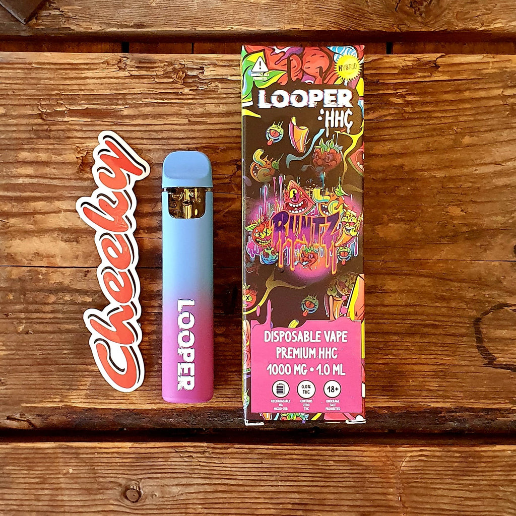 LOOPER Runtz Hybrid Strain HHC 1g 1000mg UK stock Cheeky Vape Co.