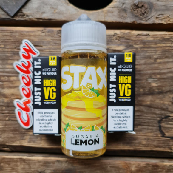 STAX Sugar Lemon 100ml E-liquid