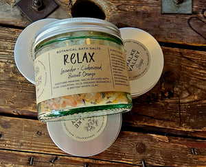 Botanical Bath Salts - Relax by Chalke Valley Soaps