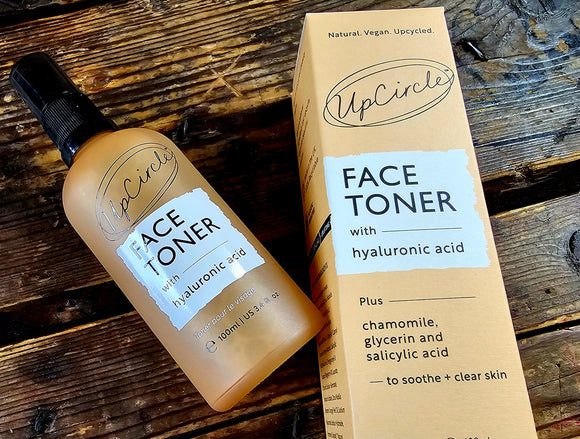 Eco Friendly + Sustainable Face Toner with Hyaluronic Acid by UpCircle Beauty