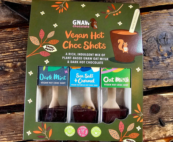 Vegan Hot Chocolate Gift Set (3 Spoons) by GNAW Chocolate