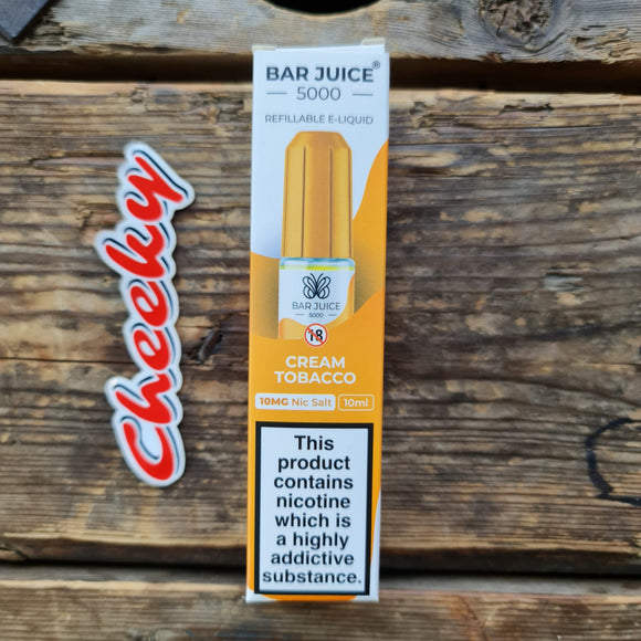 Cream Tobacco by BARJUICE 5000 Cheeky Vape Co. Cream Tobacco by BARJUICE 5000 Cheeky Vape Co.