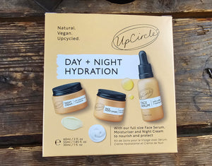 Eco Friendly Vegan Skincare Gift - Day + Night Hydration Set by UpCircle Beauty