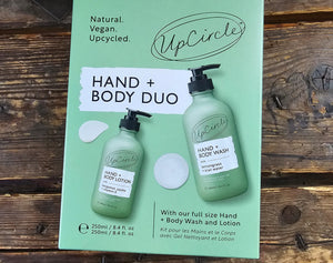 Natural Vegan Sustainable Hand + Body Duo by UpCircle Beauty