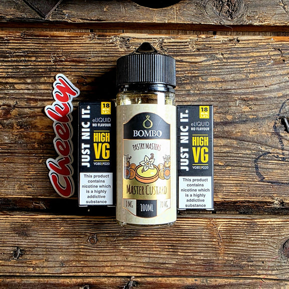Master Custard 100ml Shortfill by Bombo Pastry Masters