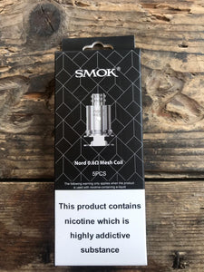 smok nord 0.6 mesh coil replacement coil pack of 5