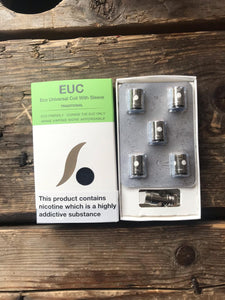 vaporesso euc 0.5ohm coil packs with sleeve traditional coil
