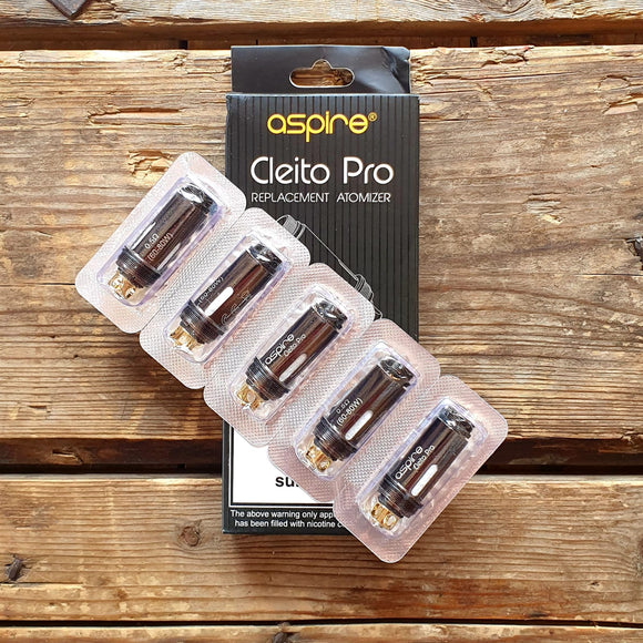 aspire cleito pro 0.5 replacement atomizer coils