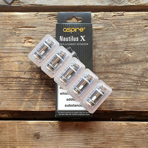aspire nautilus X 1.8ohm coil replacement coil pack of 5