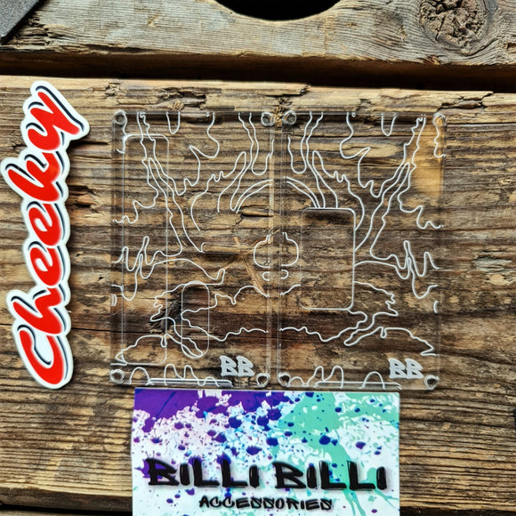 BILLI BILLI Razzle Dazzle Acrylic Billet Box Doors - MISSION