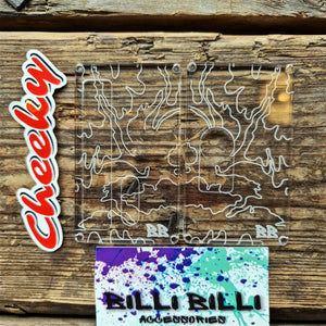 BILLI BILLI Acrylic Razzle Dazzle panel w/Airflow - ROUND