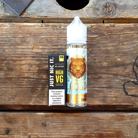 the panther series gold ice 50ml short fill free nic shot
