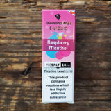 Raspberry Menthol Nic Salt by Diamond Mist